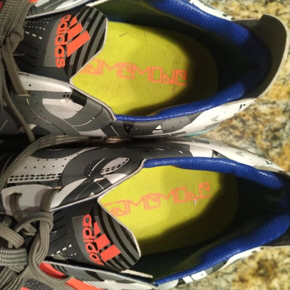 Adidas Gamemode FG GV6860 Grey & White Multi Color Soccer Cleats Men's Size 7.5 - Picture 11 of 12